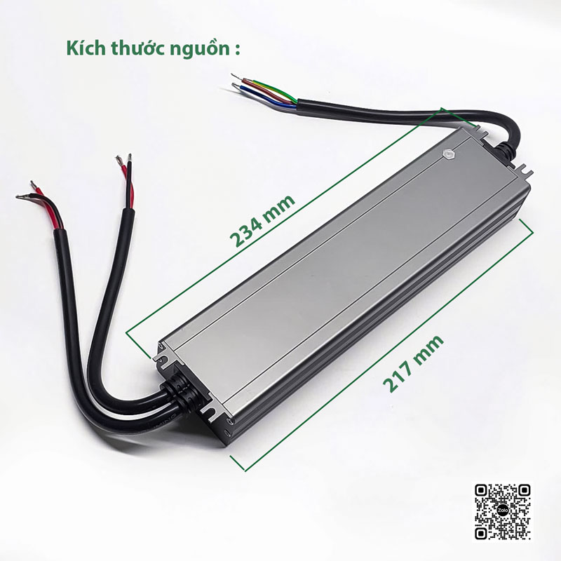 Nguồn ngoài trời 300W IP65 DC24V | Akimi